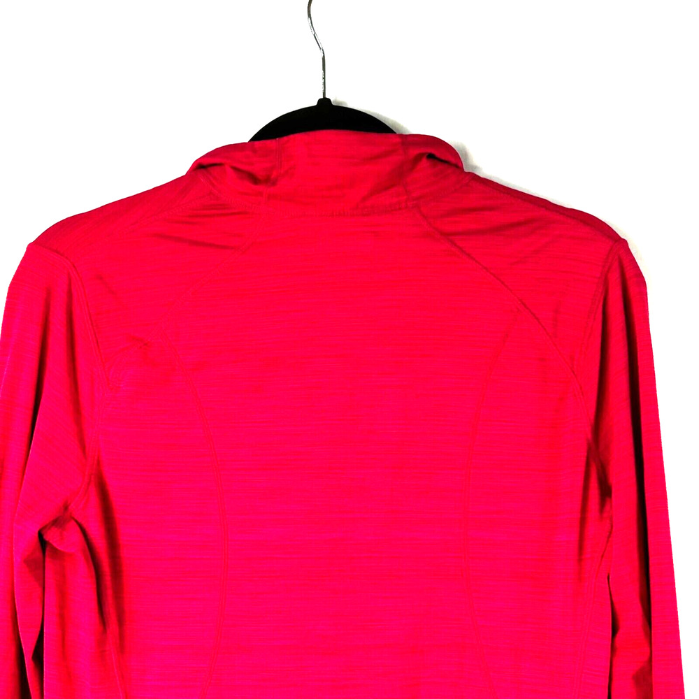 KIRKLAND Signature Track Jacket Womens Medium Red Athletic Half Zip Mock Neck - Picture 4 of 7